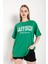 Kadın Happıness Baskılı Oversize Tshirt 3