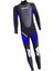 3mm Erkekler Şnorkel Için Wetsuit Kumaş Tüplü Dalış Sörf Yüzme Mavi Xxl (Yurt Dışından) 5