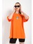 Kadın Cactus Logo Baskılı Oversize T-Shirt 2