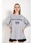 Kadın Palm Springs Baskılı Oversize T-Shirt 2