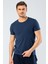%95 Pamuk %5 Likra Bisiklet Yaka Erkek T-Shirt 2
