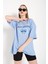 Kadın Palm Springs Baskılı Oversize T-Shirt 3