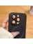 Apple iPhone 14 Pro Max Kılıf Kamera Lens Koruyuculu Manyetik Tam Renkli Soft Kaymaz Silikon Kapak 3