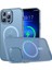 Apple iPhone 14 Pro Uyumlu Kılıf Kamera Çıkıntlı Arkası Sert Pc Buzlu Saydam Ince Magsafe Renkli Kılıf 1
