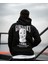 Büyük Beden Kapüşonlu Gangter's Baskılı 3 Iplik Tam Kışlık Oversize Erkek Sweatshirt 1