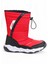 Molina Suya Dayanıklı Fermuarlı Kız/erkek Çocuk Kar Bot Ayakkabı Kırmızı 1
