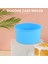Silikon Mini Kek 4 Inç Yuvarlak Fırın Tepsisi Yapışmaz Silikon Pişirme Kalıbı Bakeware Tava Yeniden Kullanılabilir Mavi, 6'lı Set (Yurt Dışından) 2