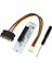 Adet Ngff M.2 - Pcı-E 4x Yükseltici Kart M2 Anahtar M - Pcıe X4 Adaptörü ile Sata Güç Kablosu M2 Yükseltici Kart Desteği 2260 2280 (Yurt Dışından) 2