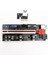 VER010S Plus Pcı-E 1x Ila 16X Yükseltici Kart Uzatma Kablosu USB 3.0 Yüksek Hızlı Grafik Kartı 8 Katı Kapasitörler Siyah (Yurt Dışından) 5