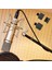 Mikrofon Standı Mic Bom Kolu Seti, Mic Konu Adaptörleri-5/8 Dişi - 3/8 Erkek ve 5/8 Dişi - 1/4 Erkek Vb. (Yurt Dışından) 4