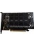 M.2 Nvme - Pcıe 4.0 X16 Adaptör Kartı, 4 Nvme M.2 2280'I Destekler, Çatallanma Baskınını Destekler (Yurt Dışından) 1