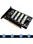 M.2 Nvme - Pcıe 4.0 X16 Adaptör Kartı, 4 Nvme M.2 2280'I Destekler, Çatallanma Baskınını Destekler (Yurt Dışından) 2