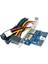 Masaüstü Bilgisayar Çift Bağlantı Noktalı Sata Güç Esata Esatap 9pin - USB 2.0 Dönüştürücü Genişletme Arka Braket Kartı (Yurt Dışından) 1