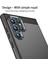 Samsung Galaxy S23 Ultra Karbon Fiber Doku için MOFI JK TPU Serisi-1 Fırlatıcı Anti Tele Yumuşak TPU Fırçalanmış Koruyucu Telefon Kılıfı (Yurt Dışından) 4