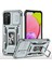 Samsung Galaxy A03S (166.5 x 75.98 x 9.14mm) Zırh Serisi Bump Proof Hybrid Hard PC Yumuşak TPU kasa yüzük araba montajı Kick arka kabuk kamera kapağı ile Telefon Kılıfı (Yurt Dışından) 1