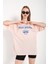 Kadın Palm Springs Baskılı Oversize T-Shirt 1