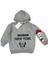 Kız Çocuk 3 Iplik Gri Renk Üzeri Payet Yazı Detaylı Mickey Mouse Baskılı Sweatshirt 2