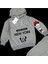 Kız Çocuk 3 Iplik Gri Renk Üzeri Payet Yazı Detaylı Mickey Mouse Baskılı Sweatshirt 4