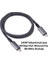 Polham 1mt USB 4.0 240W Thunderbolt Type-C To Type-C Şarj, Data ve 8k 60Hz Görüntü Aktarım Kablosu 2
