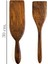 Ceviz Ağacı El Yapımı 2 Parça Spatula Seti 30 Cm. 4