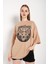 Kadın Wildness Baskılı Oversize Tshirt 1