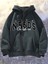 Unisex Füme Needs Baskılı Kapşonlu Oversize Sweatshirt 1