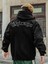 Erkek Siyah Chicago Sırt Baskılı Kapüşonlu Sweatshirt 1