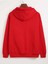 Unisex Kırmızı Los Angeles Baskılı Oversize Kapşonlu Sweatshirt 2