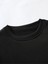 Unisex Siyah Wake Baskılı Bisiklet Yaka Oversize Sweatshirt 3