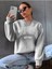 Unisex Gri California West Baskılı Bisiklet Yaka Oversize Sweatshirt 1