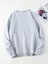 Kadın Gri Gül Freedom Bisiklet Yaka Sweatshirt 3