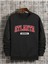 Unisex Siyah Atalanta Baskılı Bisiklet Yaka Oversize Sweatshirt 1