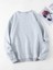 Kadın Gri Good Vibes Bisiklet Yaka Sweatshirt 3