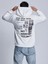 Unisex Beyaz Sırt Baskılı Kapşonlu Oversize Sweatshirt 1
