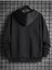 Unisex Siyah Los Angeles Baskılı Oversize Kapşonlu Sweatshirt 3