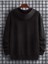 Unisex Siyah Dream Baskılı Oversize Kapşonlu Sweatshirt 3