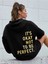 Unisex Siyah Its Okey Baskılı Oversize Kapşonlu Sweatshirt 2