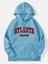 Unisex Bebe Mavisi Atalanta Baskılı Oversize Kapşonlu Sweatshirt 1