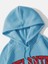 Unisex Bebe Mavisi Atalanta Baskılı Oversize Kapşonlu Sweatshirt 2