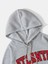 Unisex Gri Atalanta Baskılı Oversize Kapşonlu Sweatshirt 2
