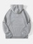 Unisex Gri Atalanta Baskılı Oversize Kapşonlu Sweatshirt 3