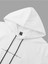 Unisex Beyaz Dream Baskılı Oversize Kapşonlu Sweatshirt 2