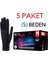 Njoy Pudrasız Siyah Nitril Eldiveni (S) Beden 5X100 Adet 1