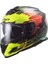 Motosiklet Kaskı Storm Drop Siyah Sarı Kırmızı Kask Kapalı Motosiklet Kask 1