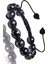 Sertifikalı Makrome Gerçek Obsidyen Taşı Bileklik - 1.kalite 1