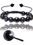 Sertifikalı Makrome Gerçek Obsidyen Taşı Bileklik - 1.kalite 2