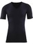 V Yaka Kısa Kol Siyah Unisex Termal 1263 1