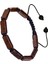 Sertifikalı Kahverengi Obsidyen Taşı Doğal Taş Bileklik ( Kalite) 3