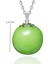 Sertifikalı Neon Yeşil Kuvars Doğal Taş Kolye 1