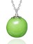 Sertifikalı Neon Yeşil Kuvars Doğal Taş Kolye 2